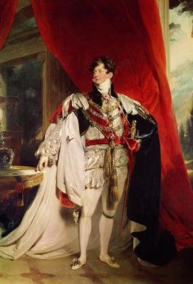 The Prince Regent later George IV 1762-1830 in his Garter Robes