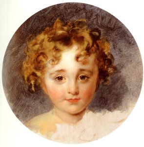 Portrait Of The Hon, George Fane (1819 - 1848), Later Lord Burghersh, When A Boy