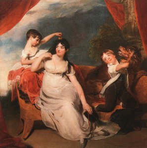 Mrs. Henry Baring and her Children  1817